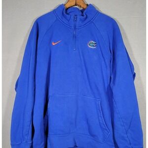 Vintage 90's Nike Florida Gators 1/4 Zip Pullover Sweatshirt Size XXL NCAA